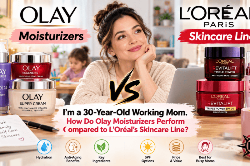 I’m a 30-Year-Old Working Mom. How Do Olay Moisturizers Perform Compared to L’Oréal’s Skincare Line?