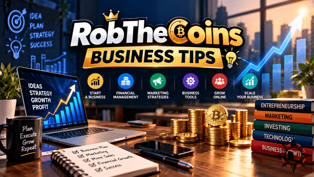 RobTheCoins Business Tips