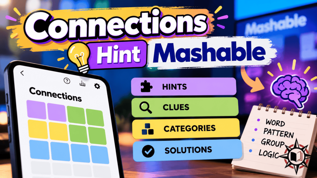 Connections Hint Mashable