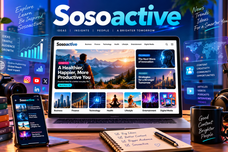 Sosoactive: Everything About Its Digital Media Platform, Business, Technology, and Online Content
