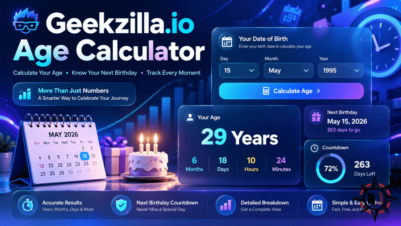 Geekzilla.io Age Calculator